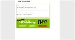 Desktop Screenshot of orcagro.com